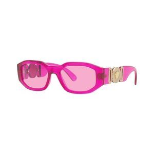 Versace Pink Sunglasses with Gold Accents